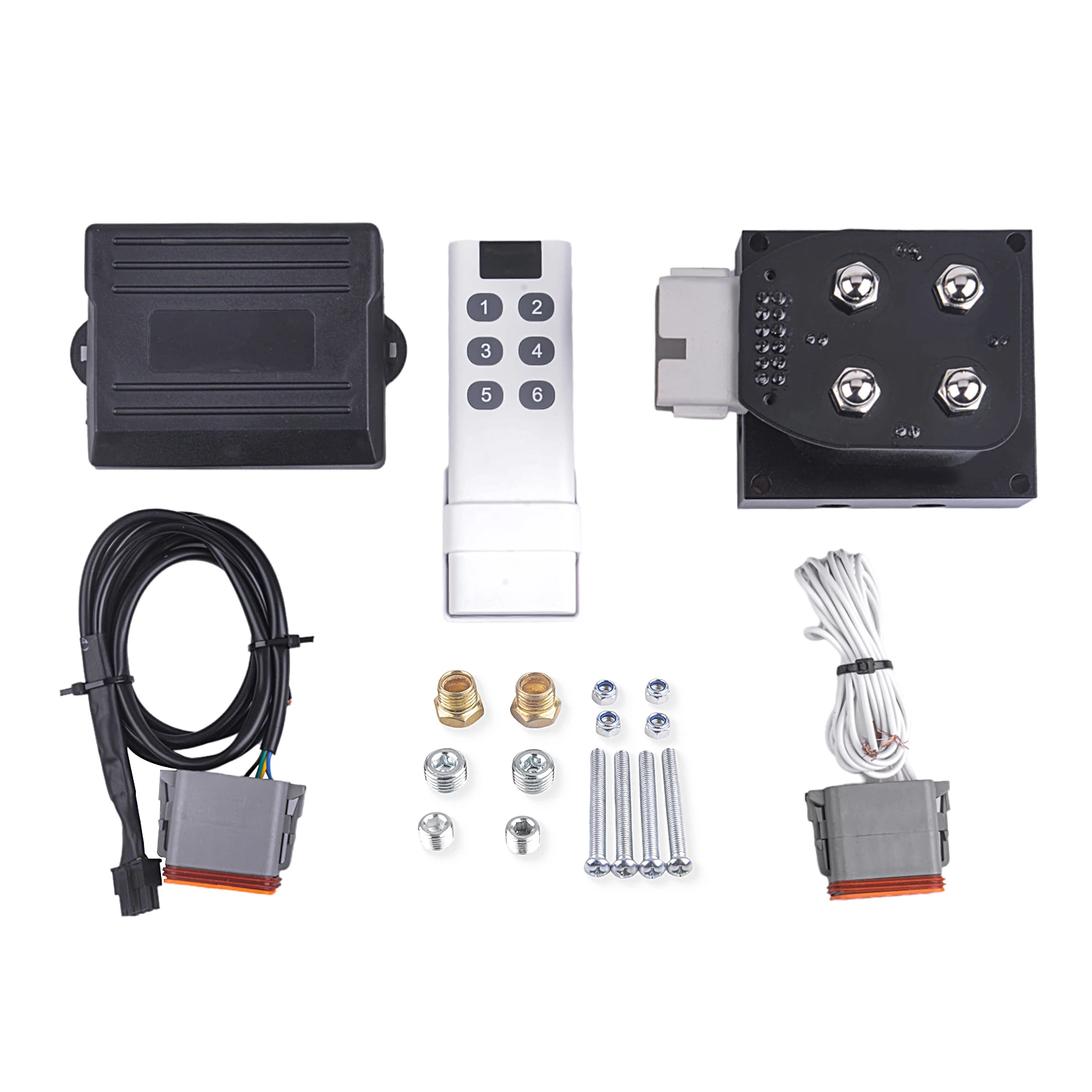 

Air Suspension System Solenoid Valve Manifold Unit With Wireless Controller Remote Controller DC 12V 200PSI Pneumatic