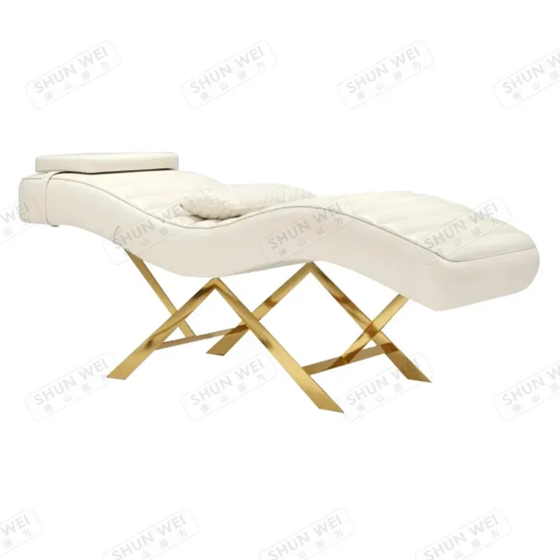 S Shaped Curved Leather Art Massage Bed Beauty Bed Tattoo Chair Wholesale