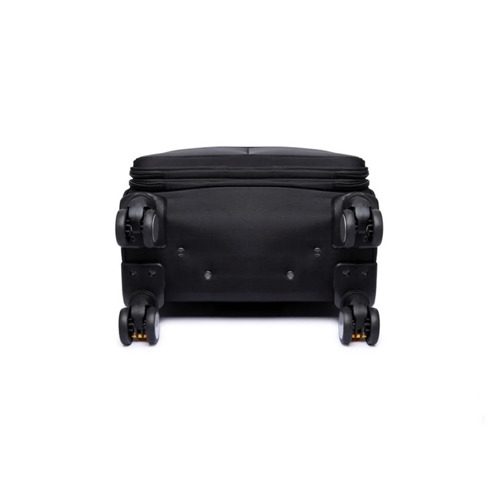 Imagem -04 - Polegadas Oxford Pano com Spinner Homens Mulheres Mala Trolley Case de Viagem Multi Compartimento Boarding Bag Preto 18