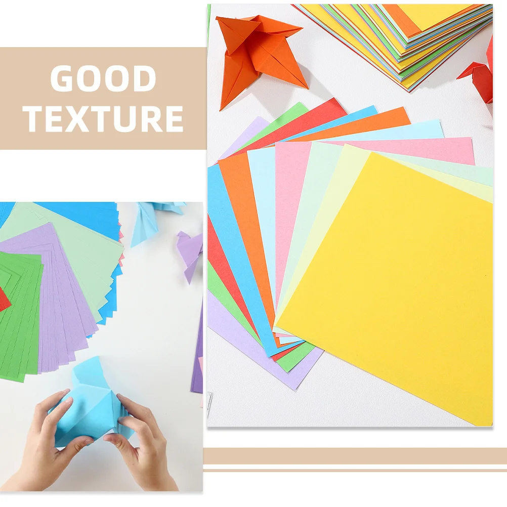 200 قطعة من ورق اوريغامي الإبداعي للأطفال، أوراق قابلة للطي ملونة يمكنك صنعها بنفسك، مشروع فني حرفي، نشاط الثقافة الصينية