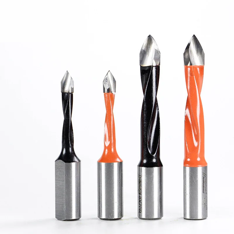 1pc stopu węglika wolframu Gang wiertła do obróbki drewna przez otwór wiertła CNC frez odporny Dia.5-10mm otwór Making