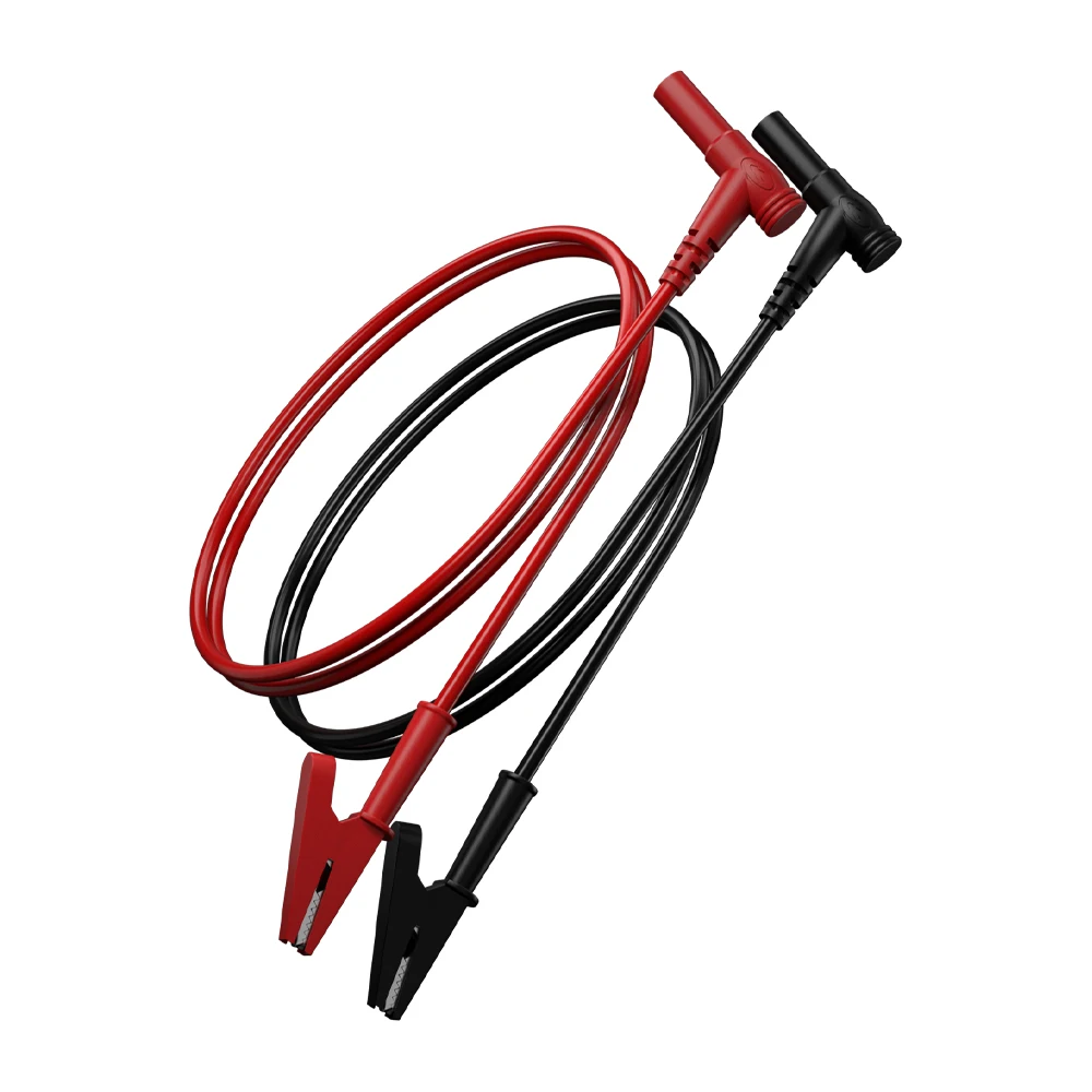 19A 100CM Alligator Clip to Banana Plug Test Cable Lead Connector Dual Probe 4mm Crocodile Clip For Multimeter Measure Tool