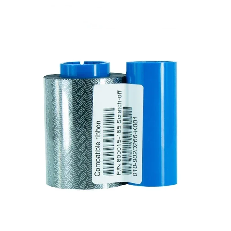 Hot SalesCompatible 800015-185 Scratch-Off Gray Monochrome Zebra Ribbon For P330 P430 P5xx Printer 840 Prints 1 Roll