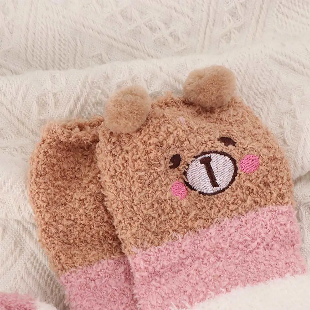 Stockings Printed Modeling Knee Animal Lovely Cute Japanese Striped Long Thigh High Warm Socks Winter