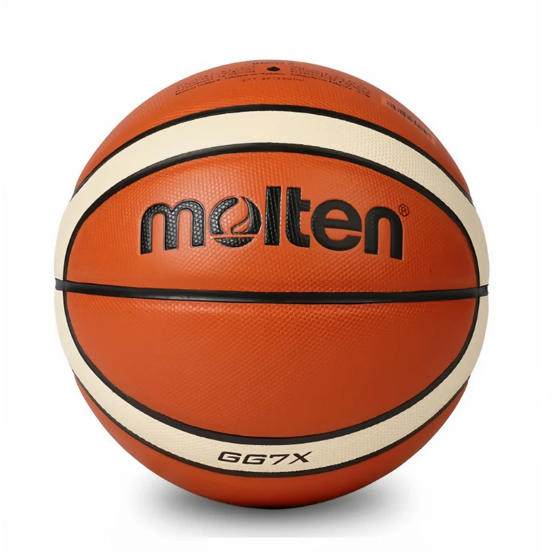Balón de baloncesto Molten No. 7 antideslizantes y resistentes al desgaste No. N.° 5 N.° 6 Balón de Baloncesto para Juegos y Entrenamientos al Aire Libre, para Jóvenes, Estudiantes y Adultos