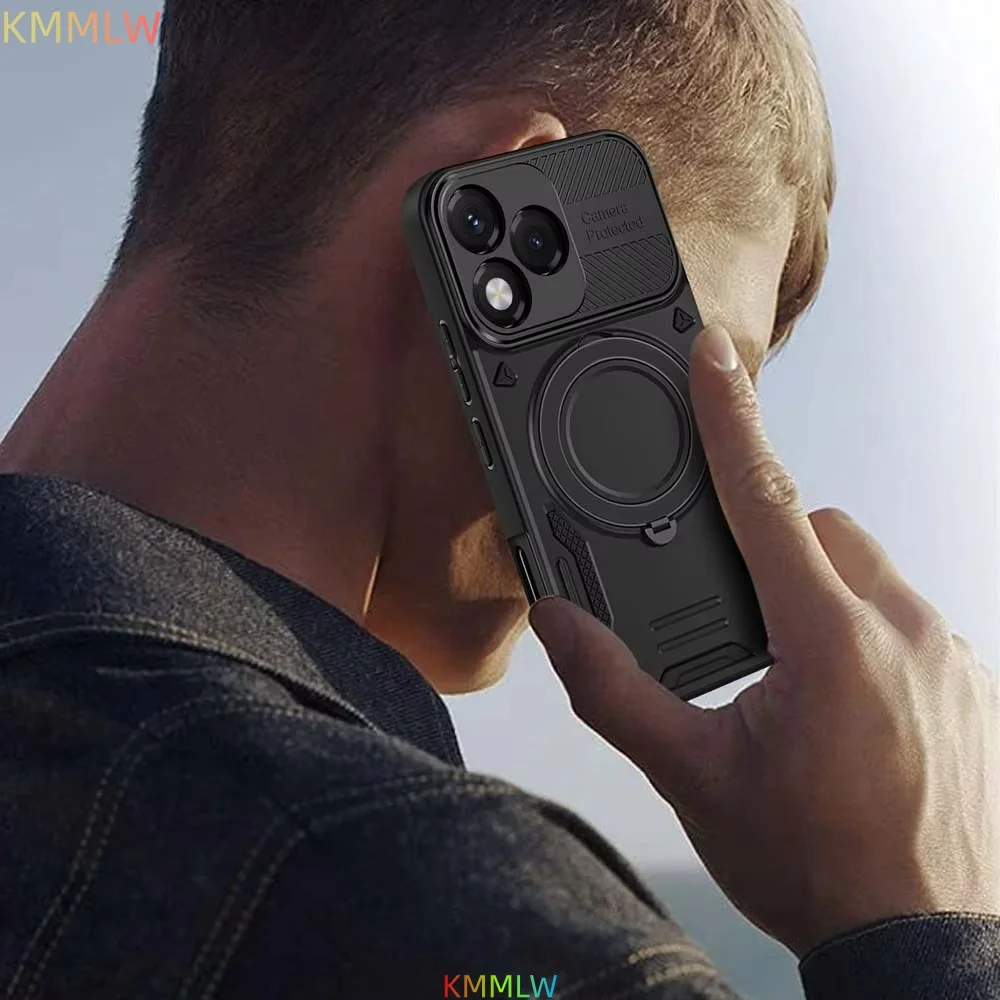 Case For Honor 400 Pro Lite Smart X60 X9c Smart X70 X7D X5C X9D Ring Bracket Magnetic Holder Cover Shockproof Armor view 5