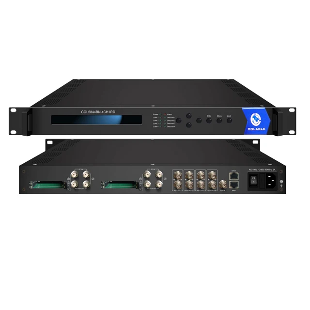 Supporting CONAX Cas DVB-S/S2 Digital Satellite Receiver Demodulator Decoder With High Definition And FTA Support COL5844B