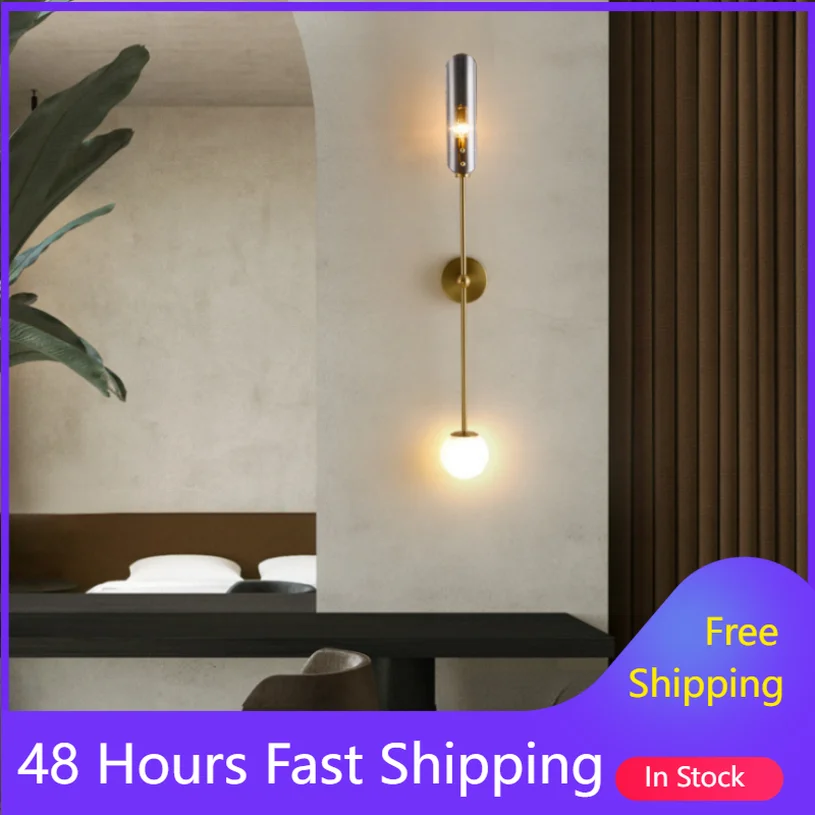 

Wall Lamp Bedroom Bedside Living Room Restaurant Hotel Shop Decoration Sconce Light Modern Led Background Home Decor Hallway