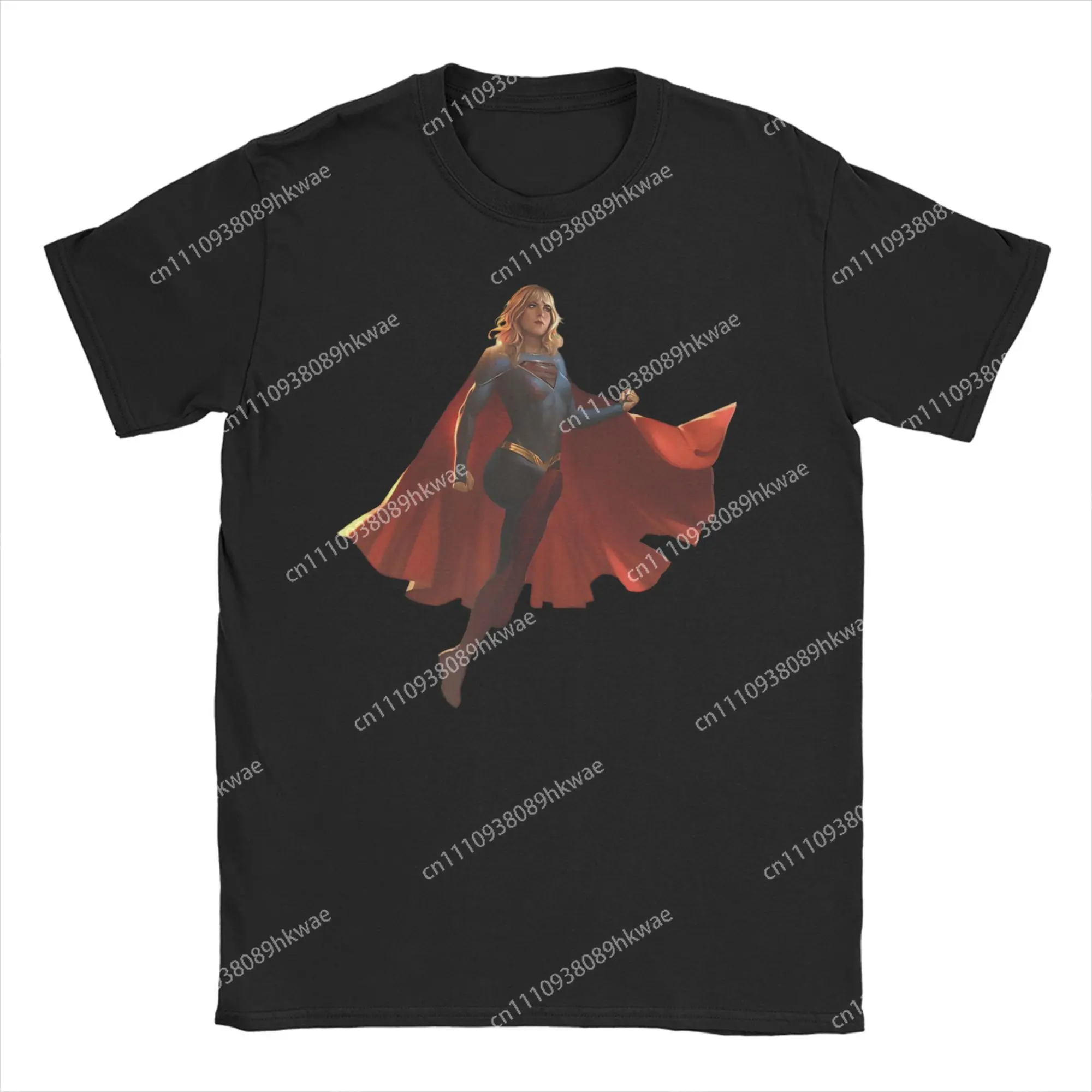 T-Shirt à manches courtes pour hommes, en coton, Super-girls Hope, help, & compassion, vêtements à col ras du cou, grande taille