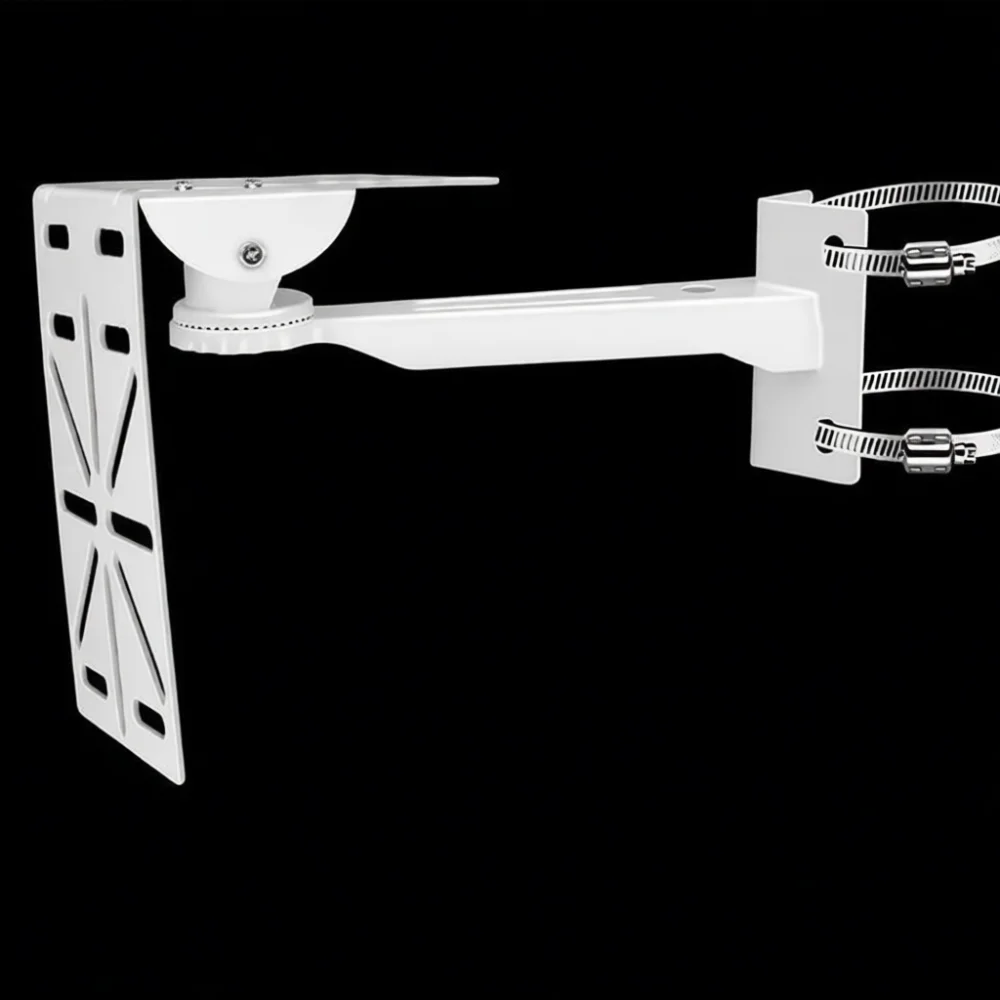Extended CCTV Dome Camera Wall Bracket Pole Mount Support With Swivel Plate For Professional Security Surveillance