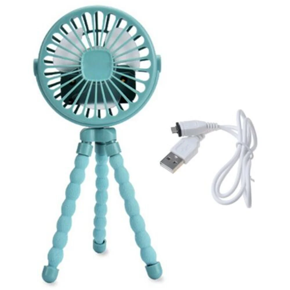 Fan for Cart Stroller Fan Portable Outdoor Fan Clip On for Baby 600mAh USB Rechargeable Handheld Electric Fan for Home 3 Speeds
