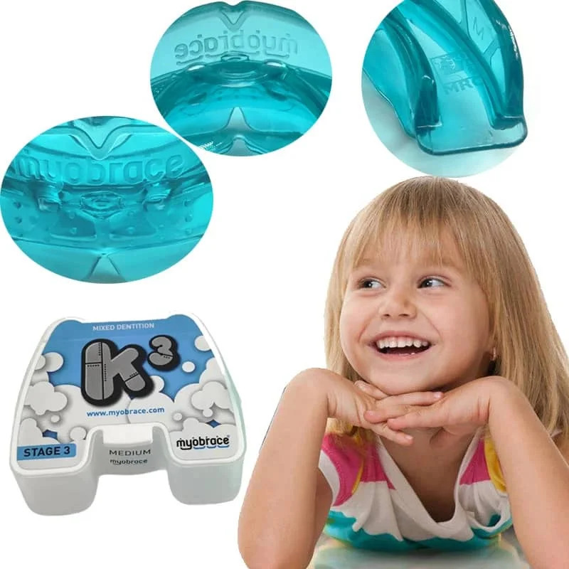 MRC Myobrace K Series Kids Teeth Corrector Oral Muscle Trainer Correct Mouth Breathing Buckteeth Children Orthodontic Appliance