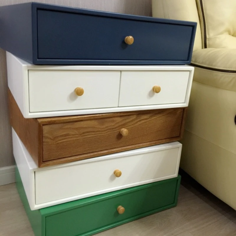 Bedroom Storage Cabinet Combination Chest of Drawer Chest of Drawers Bedside Table Storage Chest of Drawers Can Be Customized