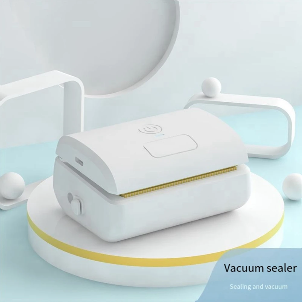 A006-ミニ真空シーラー 2 で 1 シーラーと切断機自動食品シーラービニール袋食品保存スナック