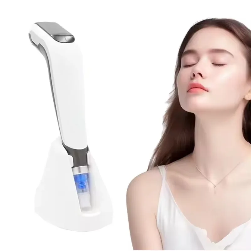 Portable Oxygen Jet Beauty Pen Anti Aging Wrinkle Remover Disposable Cartridge Multi Plug Facial Skin Care Tool