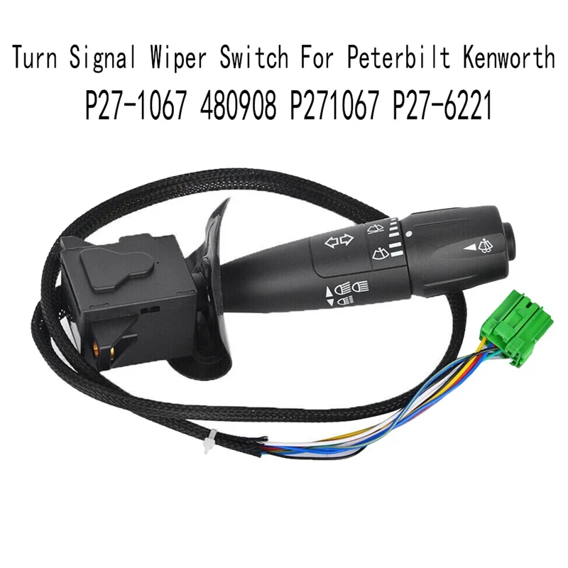 

Turn Signal Wiper Switch For Peterbilt Kenworth P27-1067 480908 P271067 P27-6221 Spare Parts