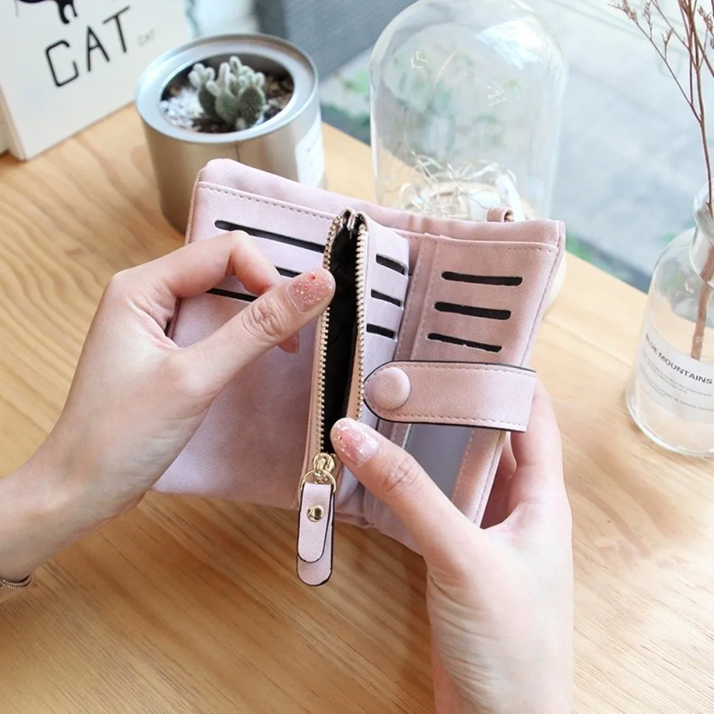 Casual Polyester Women Wallets Multifunction Large Capacity Phone Purses Long Zip Wallet