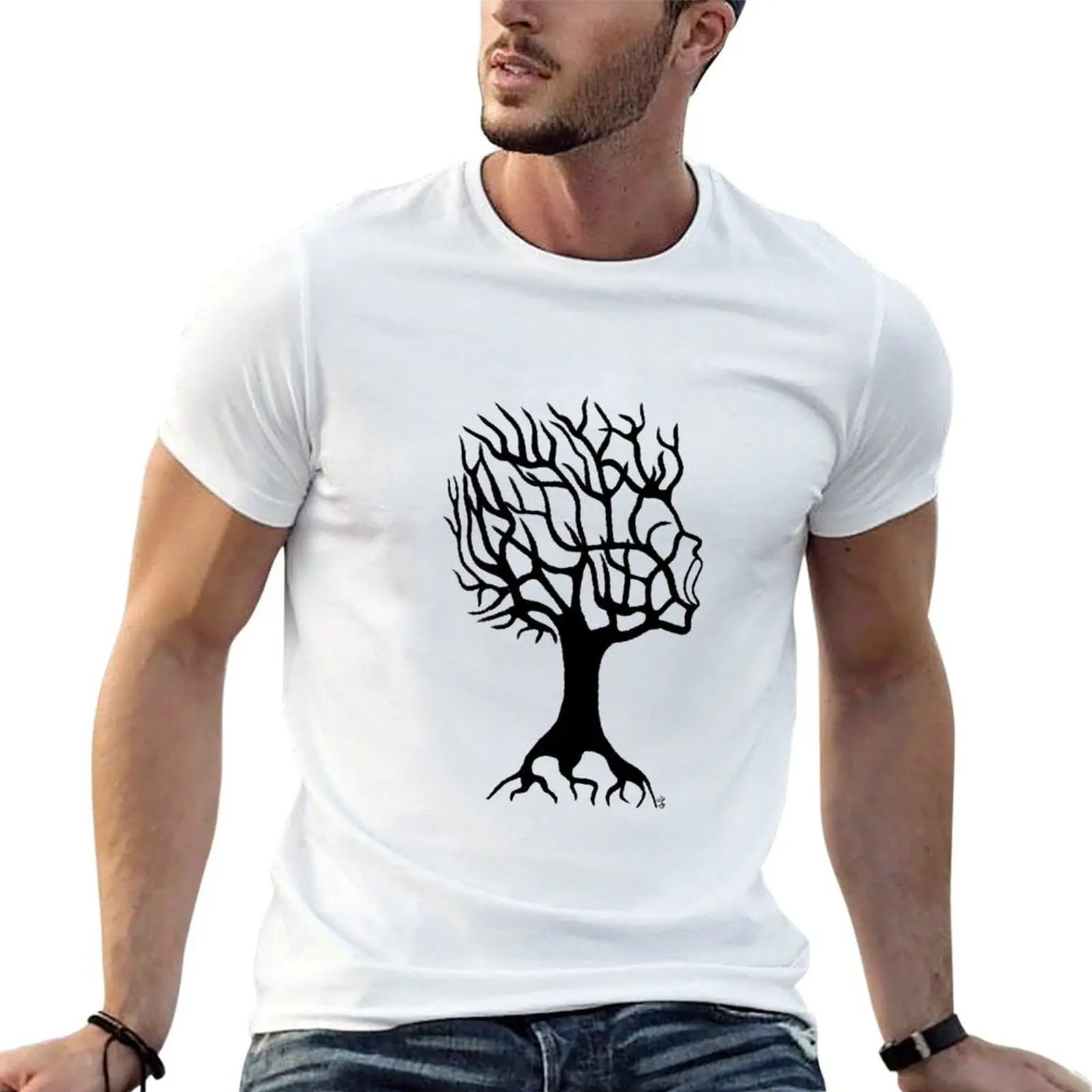 

g shirts shirts T-Shirt t for men cotton tree t Screaming man man