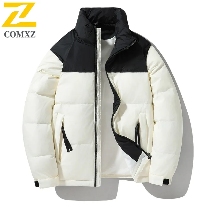COMXZ Warm Parker Coat Thick American Style Versatile Skiing Cotton Padded Jacket Street High-Quality Winter Jacket Men Clothing