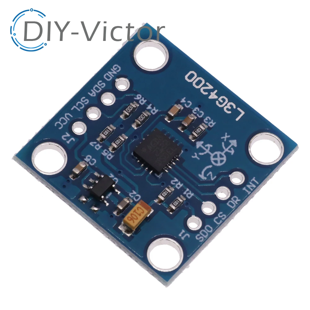 GY-50 L3G4200D Triple Axis Gyro Angular Velocity Sensor Module IIC / SPI Communication Protocol For Arduino MWC  high quality