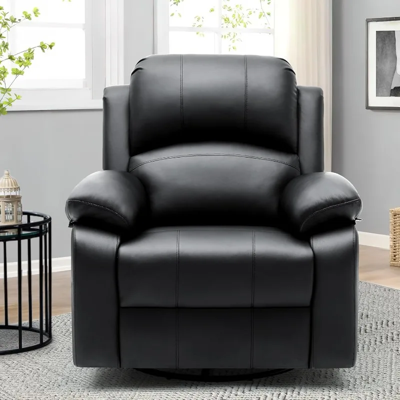 YITAHOME Oversized Rocker Recliner Chair with Heat and Massage, Lazy Boy Recliner with Overstuffed Armrest, Rocking Function and