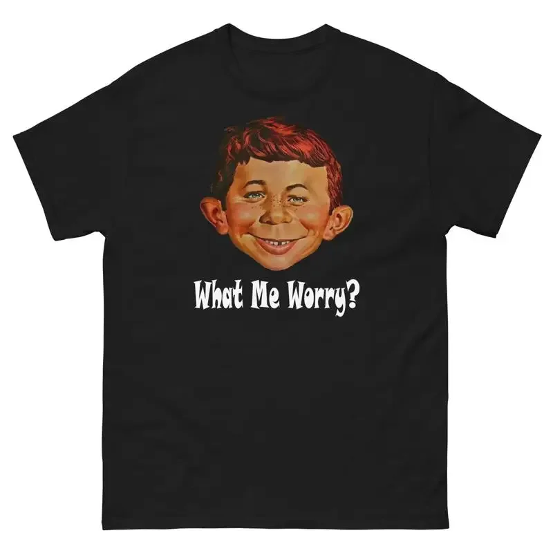 What Me Worry Alfred E Neuman Retro Funny T Shirt