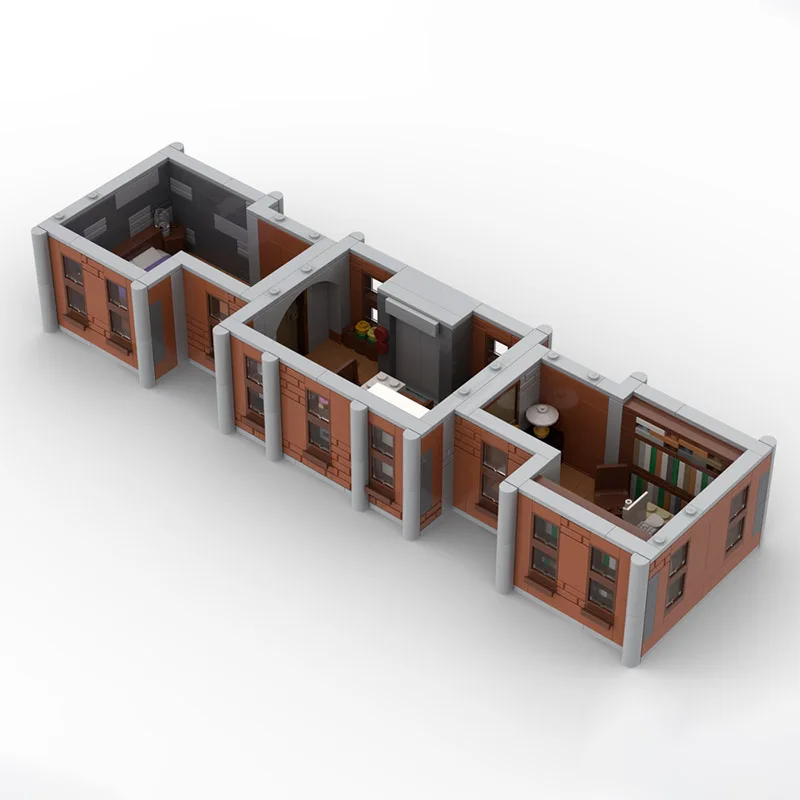 MOC blocchi di costruzione giocattolo blocchi di costruzione modello da pavimento figurine giocattoli di assemblaggio creativi set come regali di festa adatti a tutti gli enthu