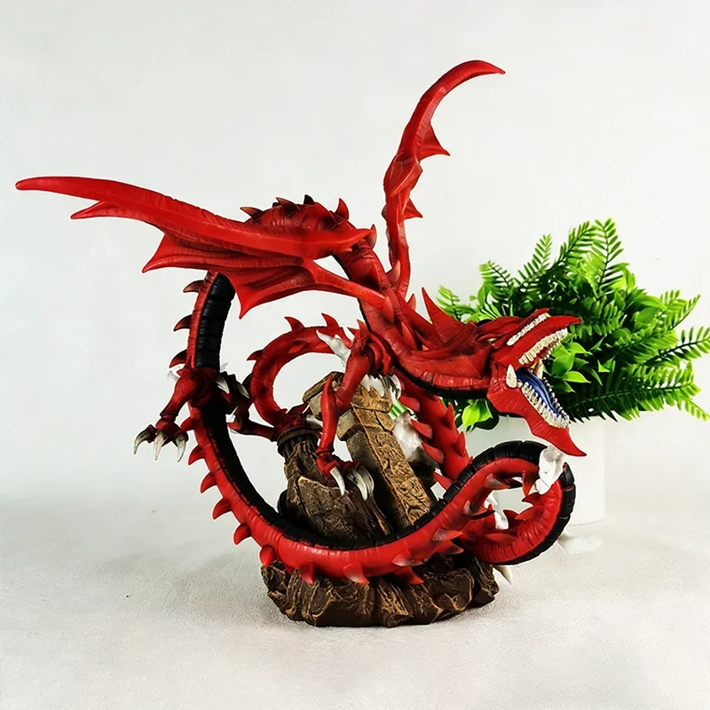 

Yu-Gi-Oh! Slifer The Sky Dragon Jaden Yuki Three Legendary Gods Anime Peripherals Statue Figure Trendy Play Ornament Model Toy