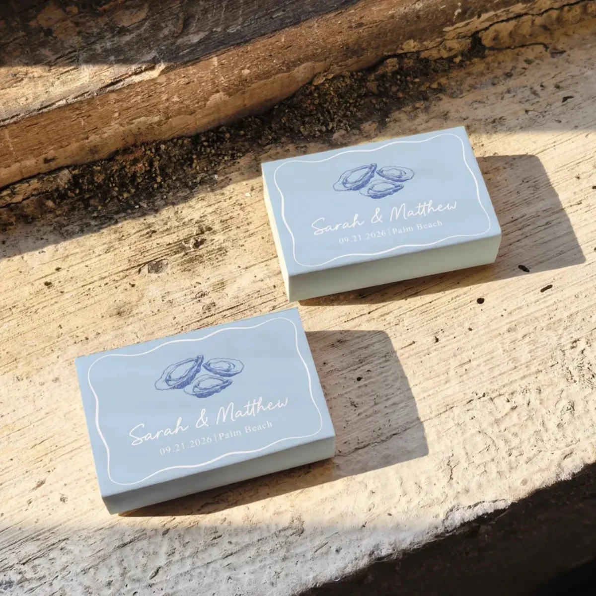 personalizza-bomboniere-stampate-con-scatola-di-fiammiferi-book-di-fiammiferi-per-matrimoni-all'oyster-regali-personalizzati-per-gli-ospiti-di-nozze-costieri-bomboniere-per-addio-al-nubilato-cu