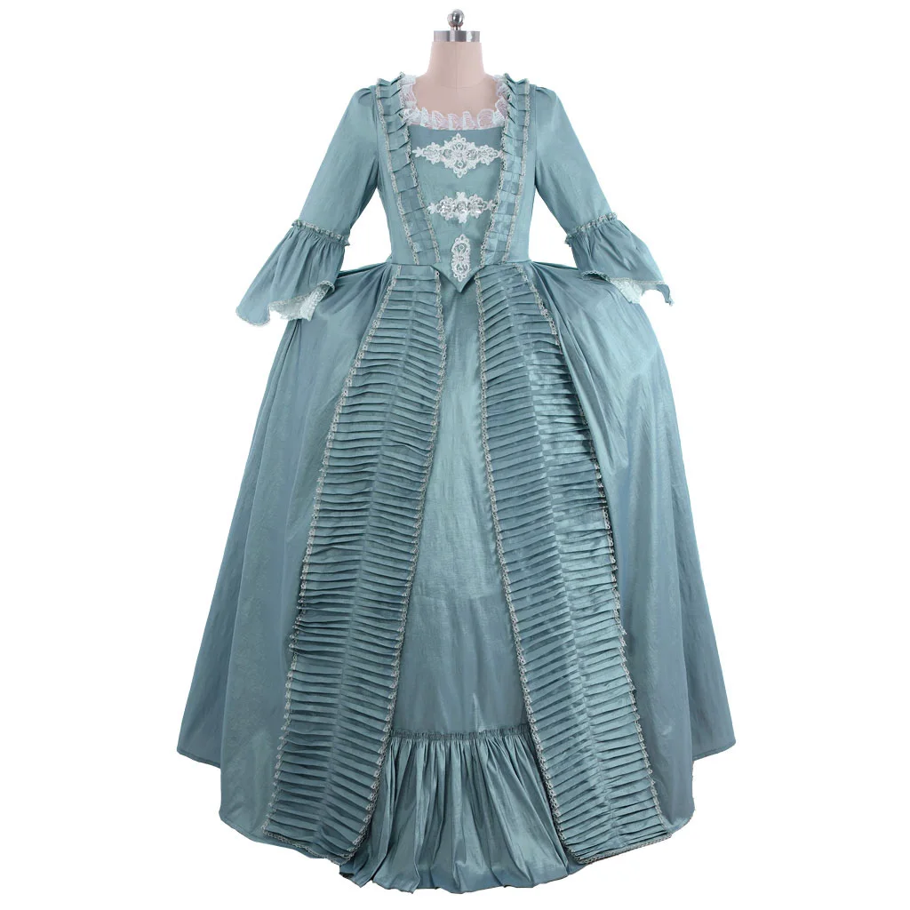 

18th Century Princess Palace Marie Antoinette Gothic Edwardian Vintage Dress Victorian Style Ball Gown Long Dress