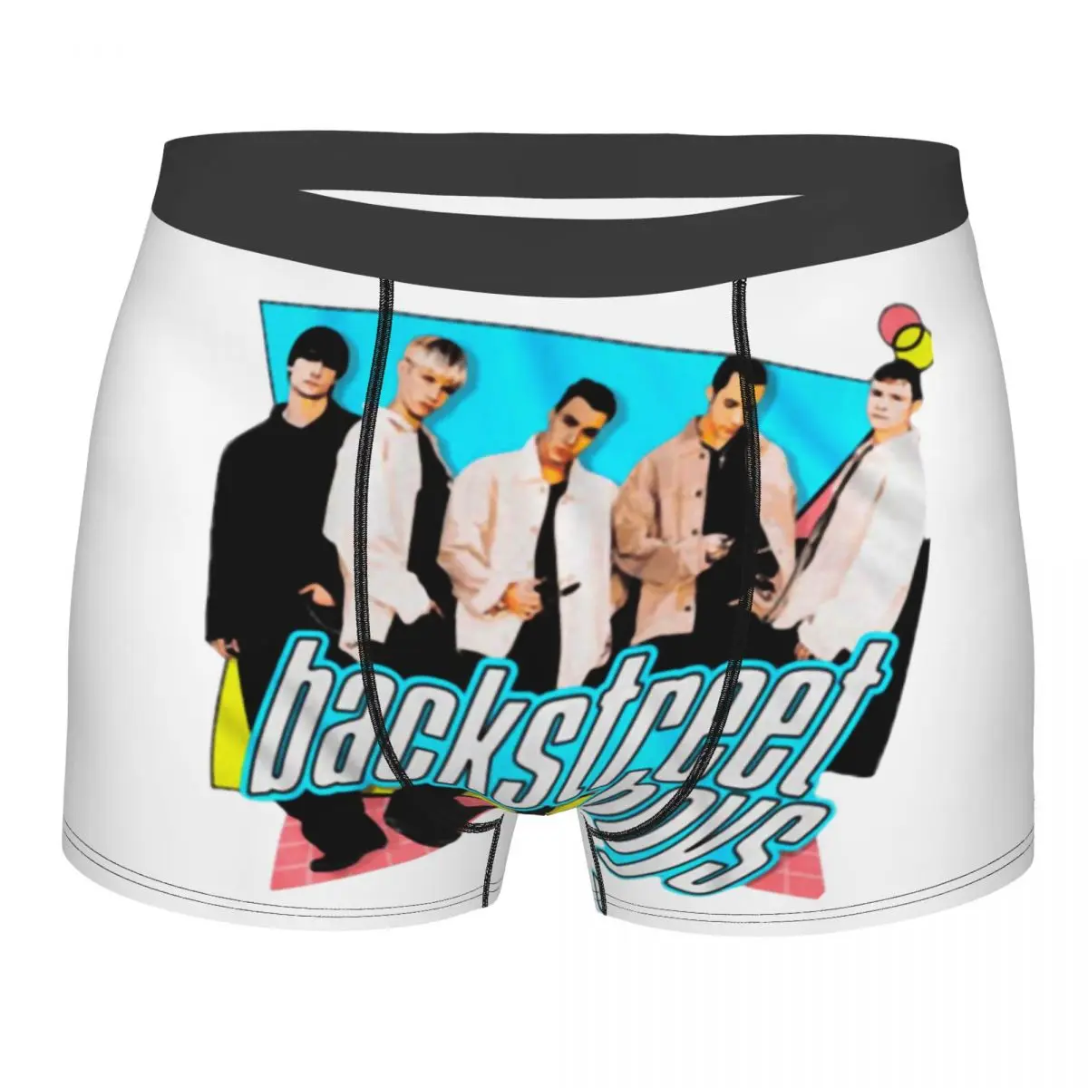 Backstreets Pop Music Boys Boxer Shorts Men 3D Print Male Breathbale Underwear Panties Briefs