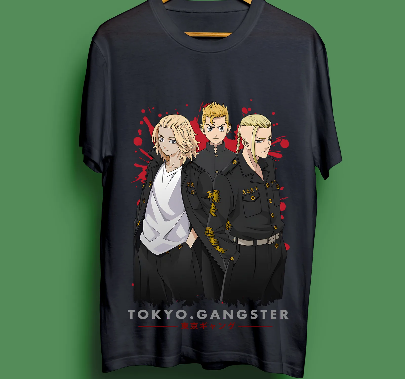 

Tokyo Revengers Anime Summer Top Tee Loose Short Sleeve Harajuku Unisex T-shirt