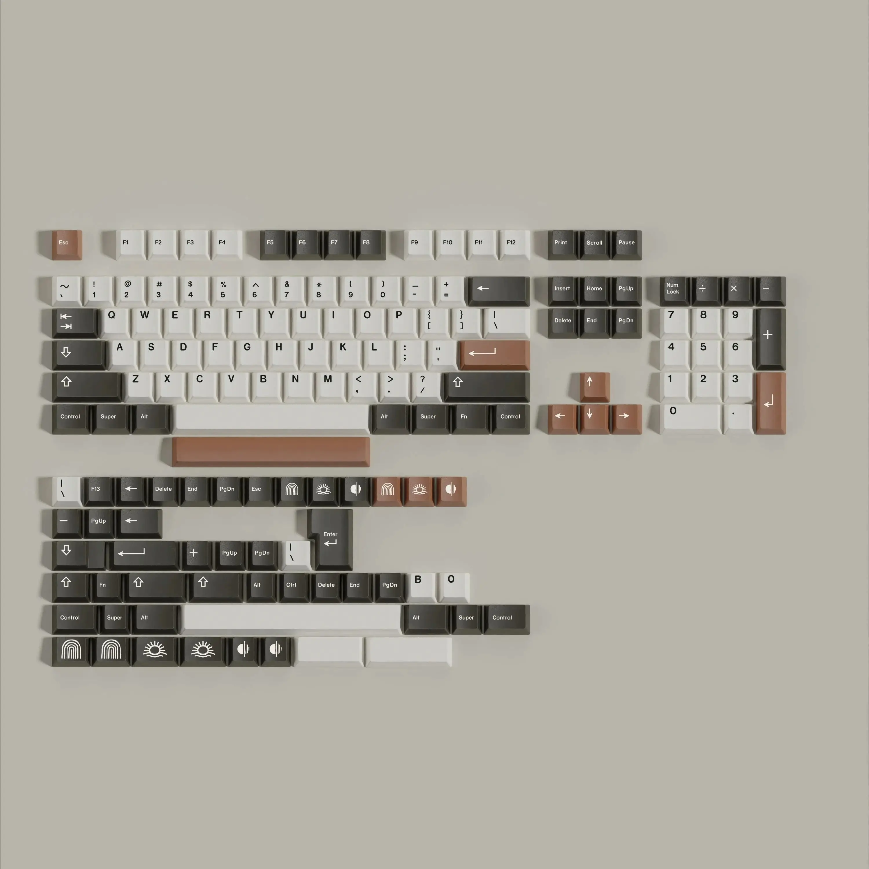 Cherry Profile Keycap GMK BOHO Keycaps PBT Dye Sublimation Keycap For MX Mechanical Keyboard Accessories Split Spacebar