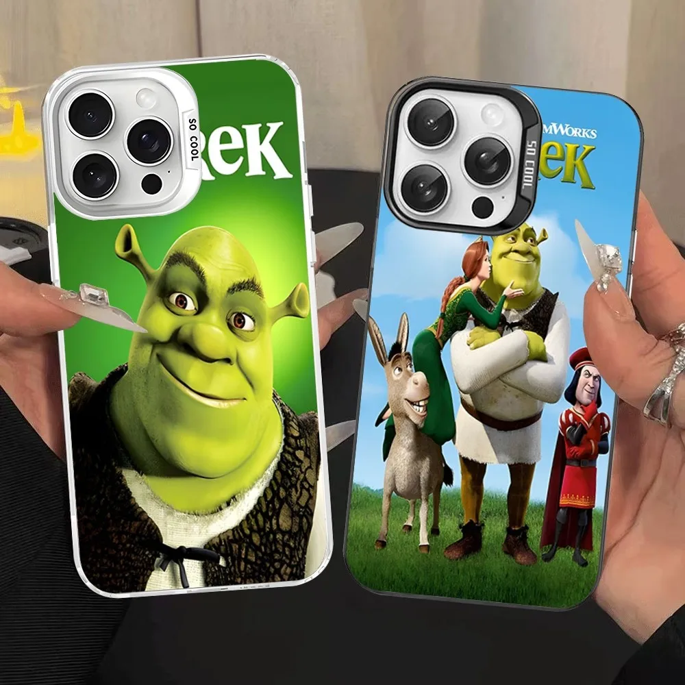 Cartoon Funny Movie S-Shreks Phone Case For IPhone 16 15 14 13 12 11 Pro Max X XR XSMAX 8 7 Plus Matte Shockproof Back Cover