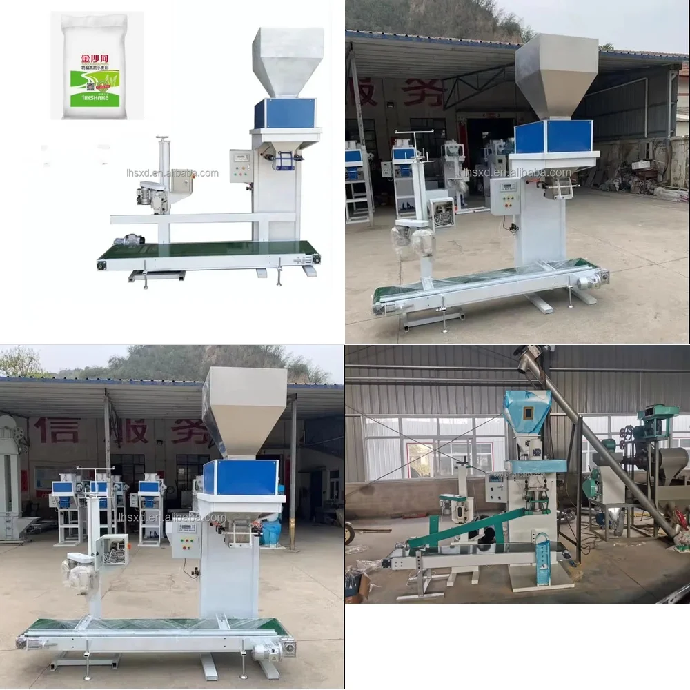 Máquina Automática para Empacar Bolsas de Arroz de 5kg, 10kg y 25kg, Equipo Industrial para Empacar Arroz, Maíz, Trigo, Harina y Polvo