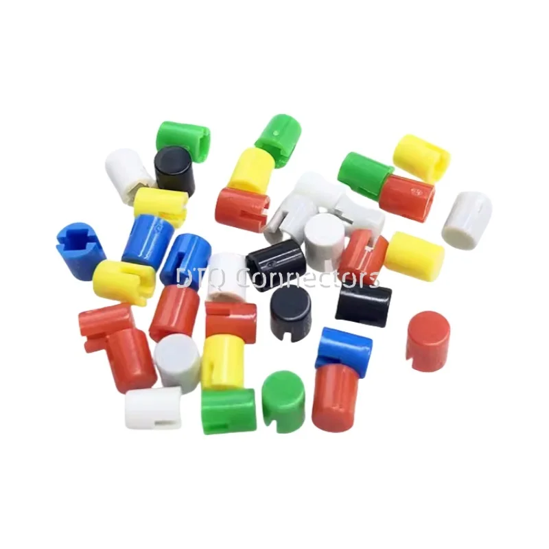 100PCS A30 button open key cover Square inner diameter 2.4*2.4mm Fit 6*6* 7.3mm touch switch touch switch cap