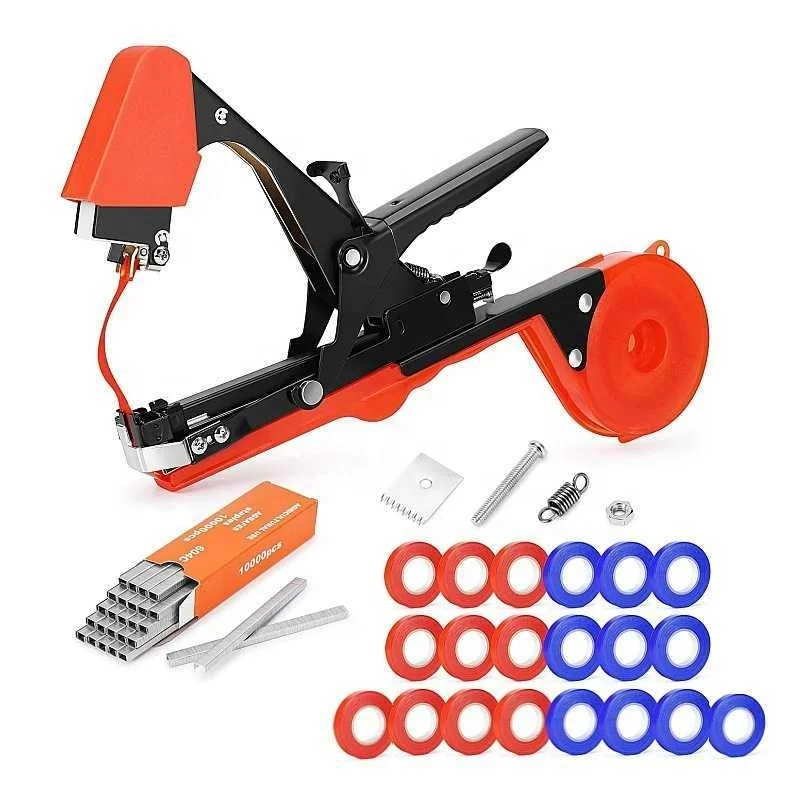 2025 묶는 기계 오이 포도 가지 호박 토마토 식물 덩굴 묶는 기계 농업 도구 휴대용 묶는 기계