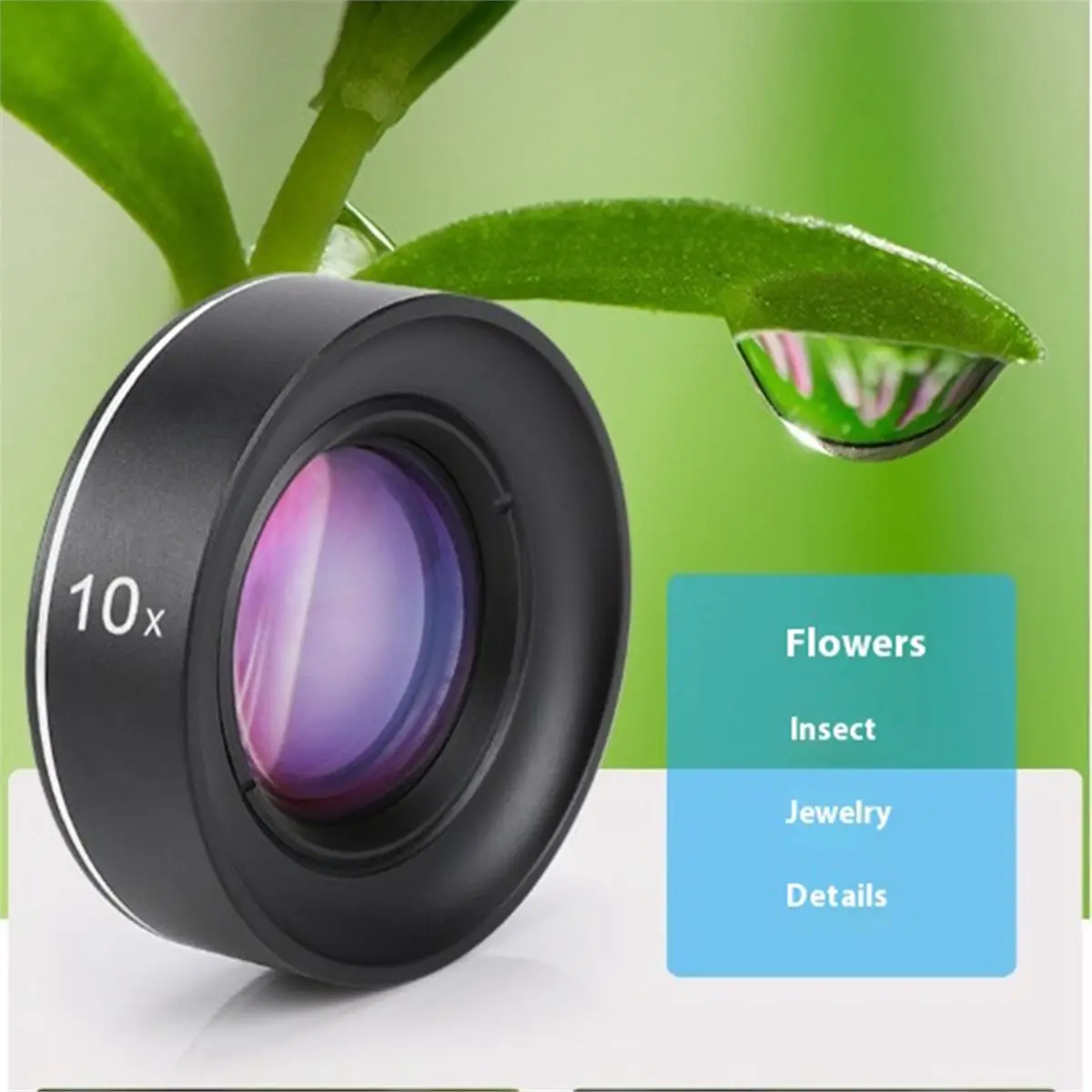 L73A NEW 3-12cm Long Distance Macro Phone Lens Full Screen Distortion Free Macro Phone Portrait Long Distance Macro Lens