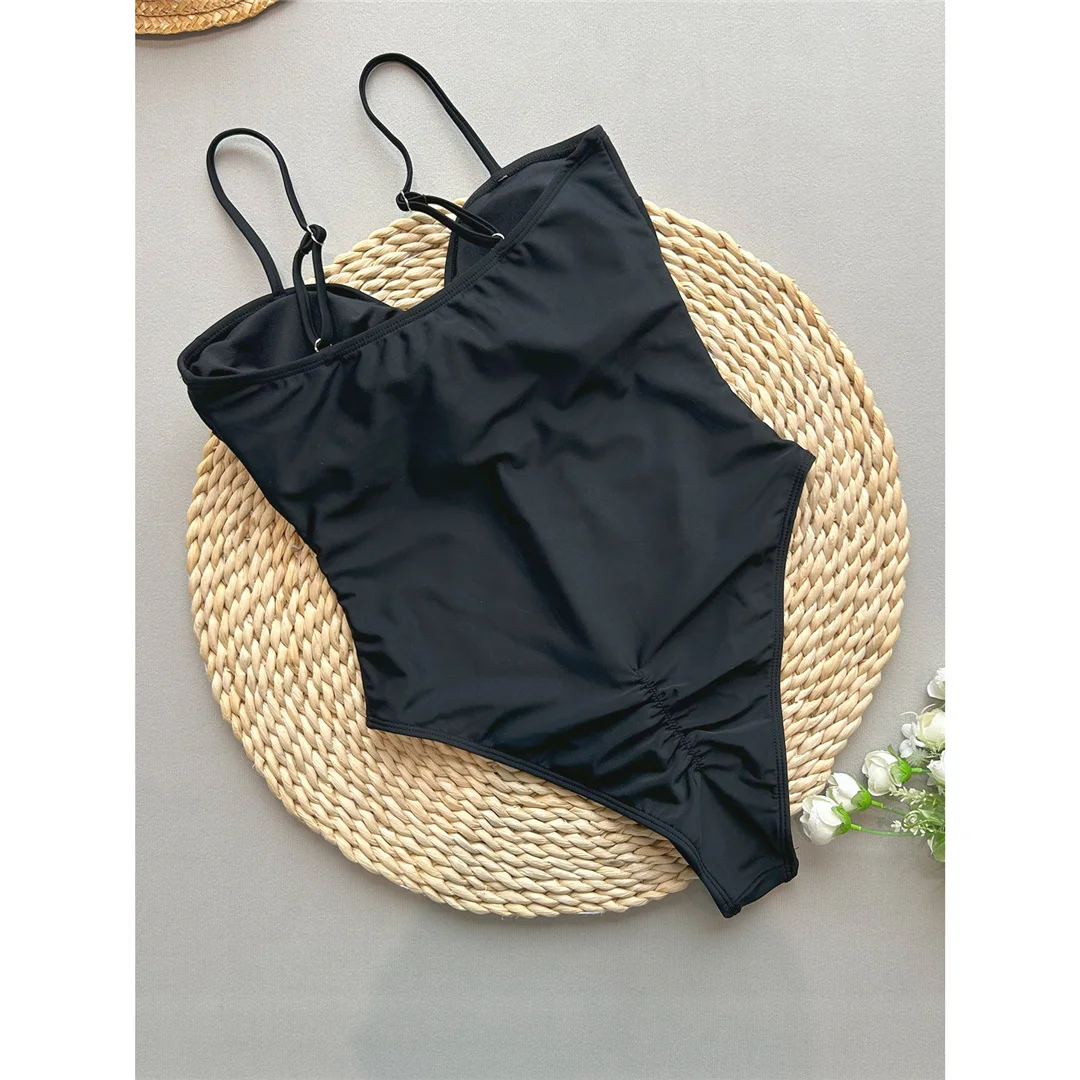 2026 Neuer 3D-Blumen-Punkte Scrunch-Butt Einteiliger Badeanzug Damen-Bademode mit hohem Beinausschnitt und Polsterung Badeanzug Schwimmanzug V6890 – Detail 12