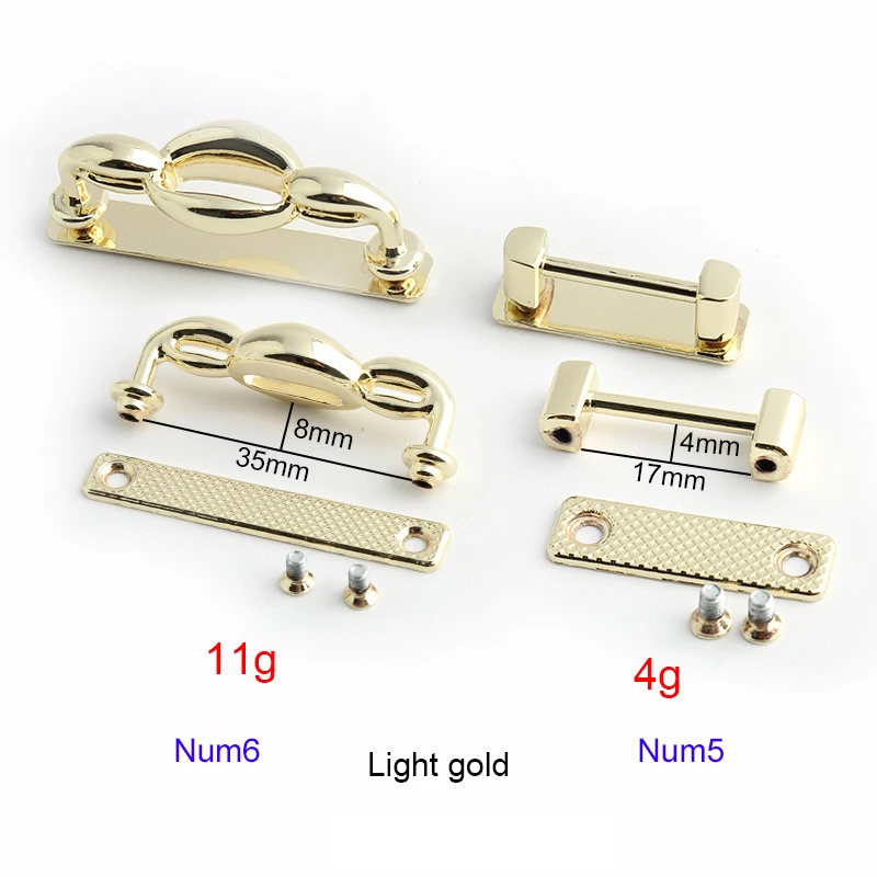 10mm 15mm 20mm Metal Arch Bridge Plate Bag Side Clip Arch Bridge Connector Hanger For Bag Strap Purse Hardware Accessories