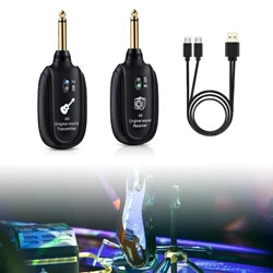 Guitar Bass Wireless Transmitter Receiver 4Hs Runtime Wireless Guitar Systems Rechargeable Digital Guitar Bass DropShipping