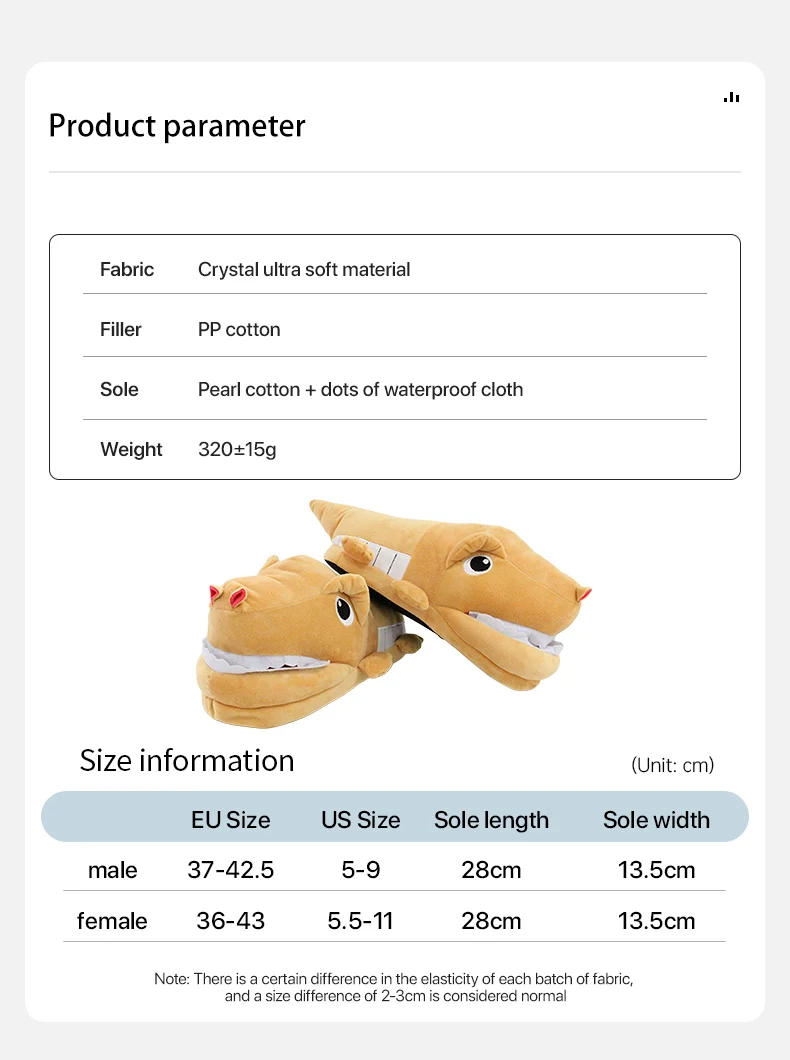 2024 Shark Lovely Full Package Soft Bottom New Arrival Fashion Plush slipper Shark Winter Warm Home Slippers