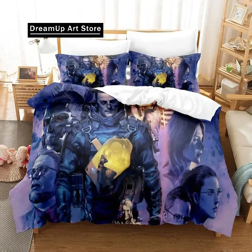 3d Death Stranding Bedding Set Single Twin Full Queen King Size Bed Set Aldult Kid Bedroom Duvetcover Sets Anime parure de lit