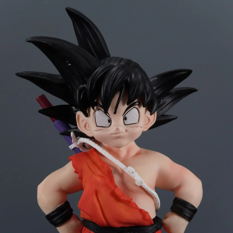 Figuras de acción de Dragon Ball Goku de 20cm, FC, cintura cruzada, postura de pie, chico, Son Goku, juguetes en miniatura de PVC, regalos de cumpleaños