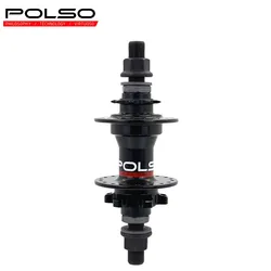 POLSO 9T 4 BEARINGS 36 HOLES BLACK BMX HUB with Disc Brake Cassette Bike Parts