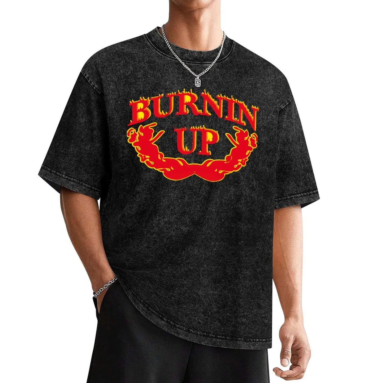 Burnin _Up (for you, baby) T-Shirt Funny t-shirts anime Men's cotton t-shirt