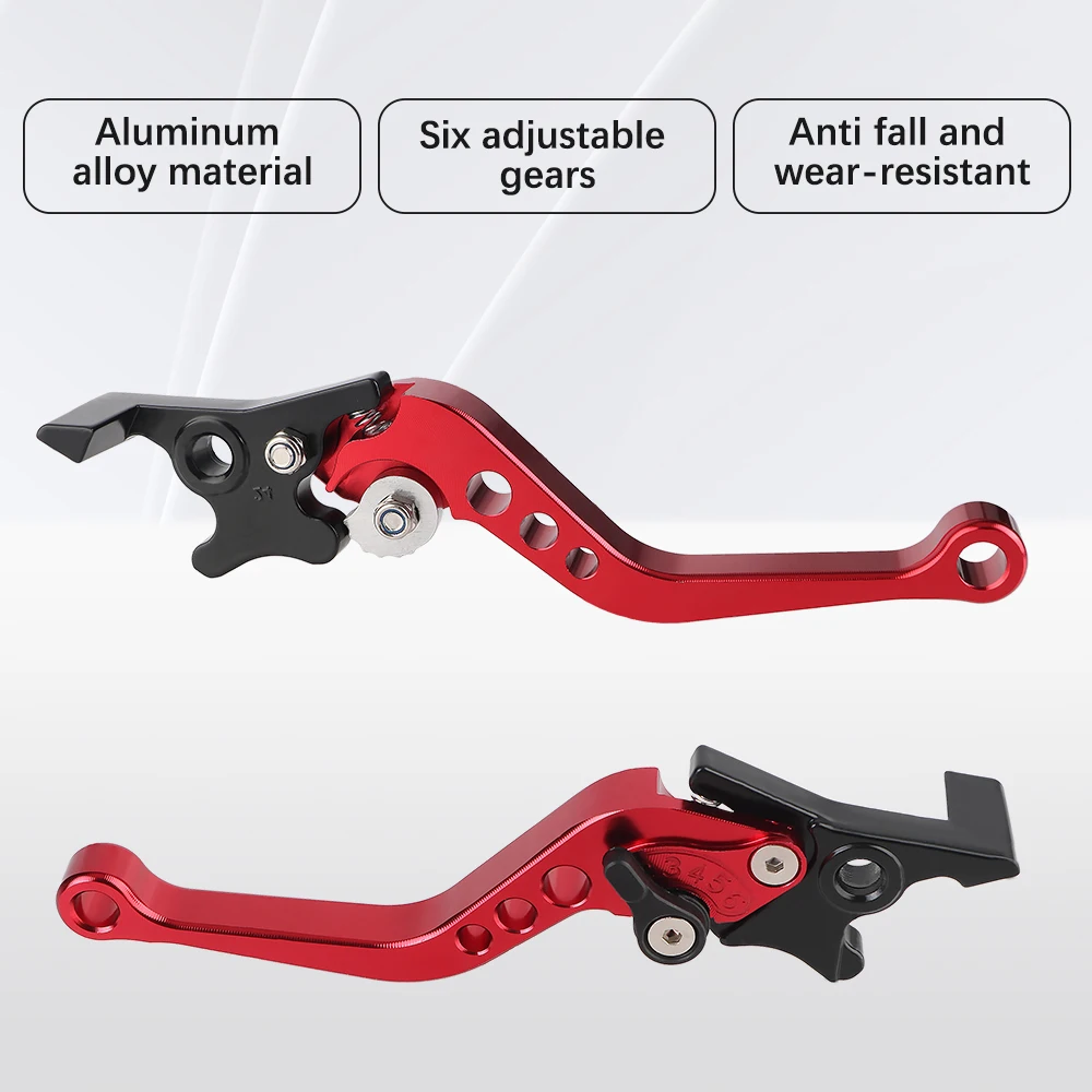 Bike Adjustable Grip Handle Drum Lever Front And Rear Disc Brakes Modification Accessories Universal Motorcycle Clutch Brake