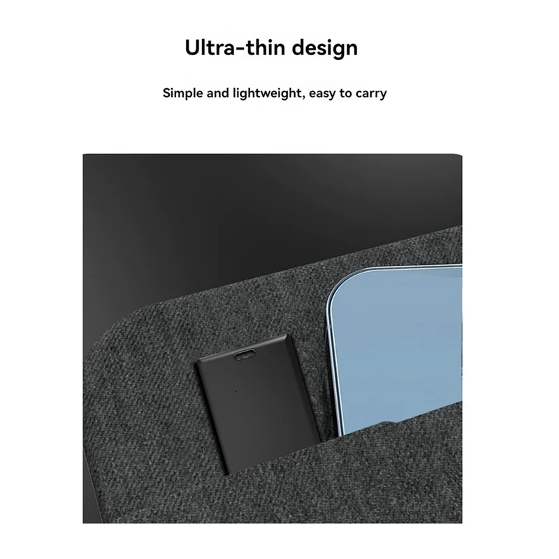 B04B-4X Portemonnee Anti-verlies Kaart Locatie Tracking GPS Smart Tag Voor Vind Mijn Bluetooth-apparaat Ultradunne kaart Draadloos opladen