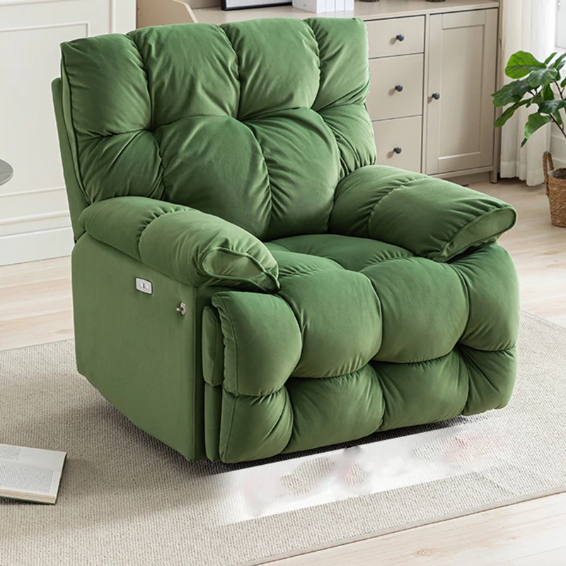 Recliner Soft Chairs Modern Reading Comfortable Sofa Arm Girl Bedroom Floor Living Room Chairs Nordic Fauteuil Terrace Furniture