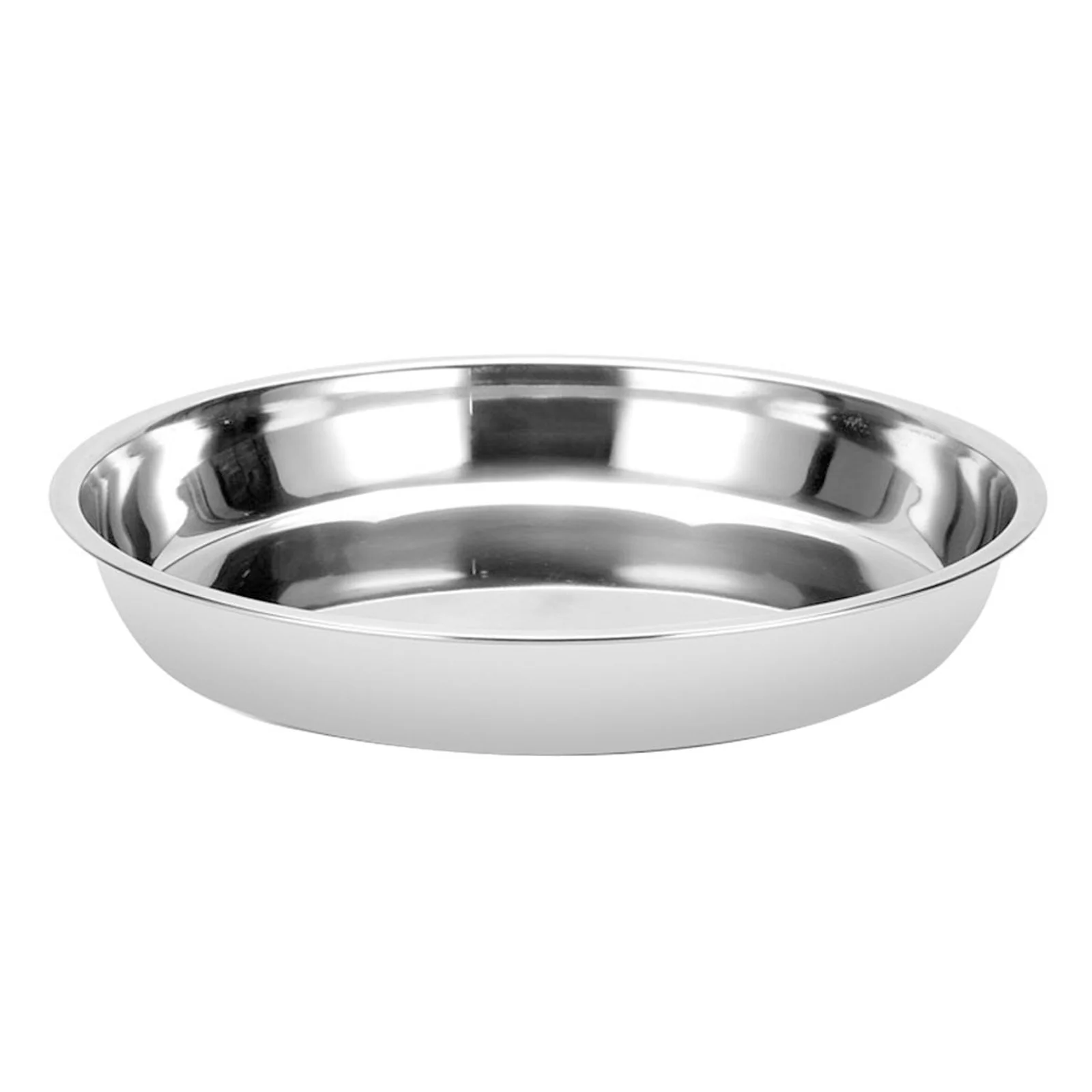 

1pc Stainless Steel Food Plate Round Barbecue Plate For Bbq Picnic Party Home Kitchen Silver Outdoor Camping Kitchenware